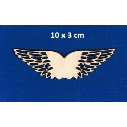 SKLEJKA #3mm Skrzydła do aniołków 10x3cm , skrzydła aniołka , anioła ażurowe  nr.4/2